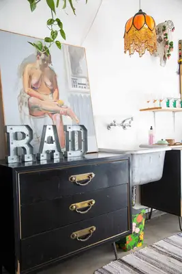 At Home with Rebecca Holopter in Mar Vista, California 