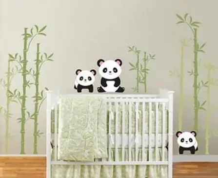 In An Instant Art의 팬더 벽 데칼