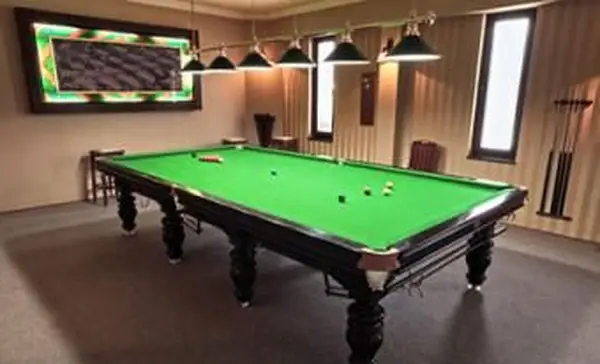 Tavolo da biliardo professionale in una sala giochi