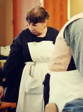 남북 전쟁 재연에서 간호사