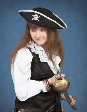 weibliche Piratenkapitänin