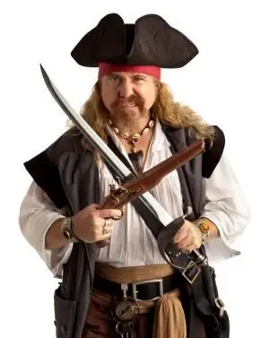 Hausgemachte Piratenkostüme