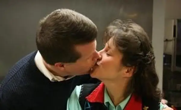 Jim Bob과 Michelle Duggar 키스