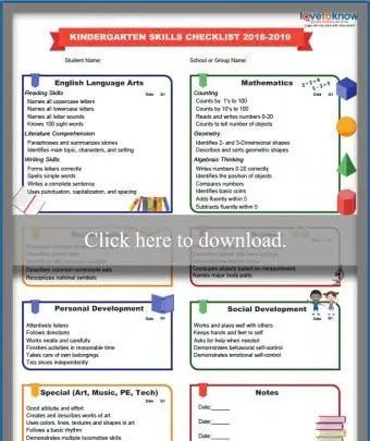 La pagella dell'asilo