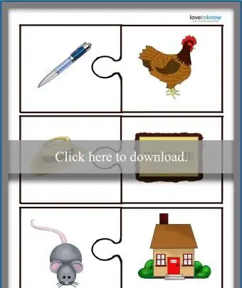 Gra polegająca na dopasowywaniu rymów