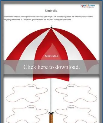 guarda-chuva imprimível