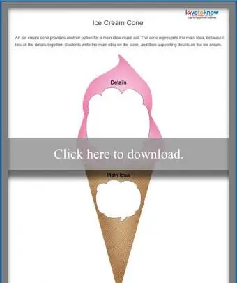 sorvete para impressão