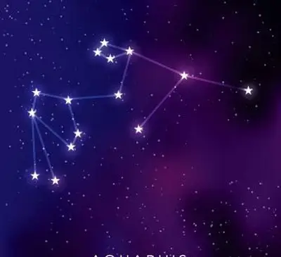 Constellation d'étoiles du Verseau