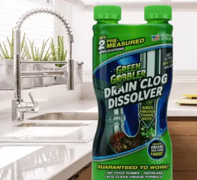 Disolvedor de obstrucciones de drenaje Green Gobbler