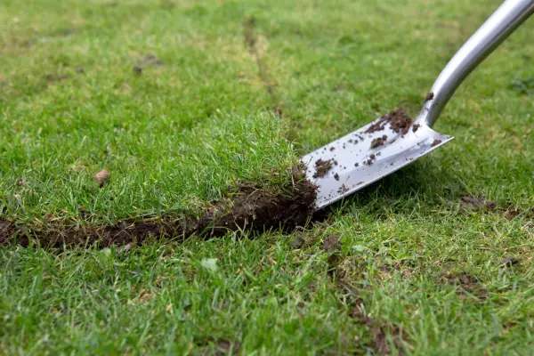 Adding fresh turf to a lawn