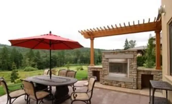 Kamin im südwestlichen Stil