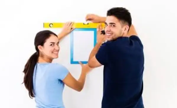 Pár zavesený rám obrazu