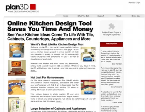 Conception de cuisine en ligne Plan3D