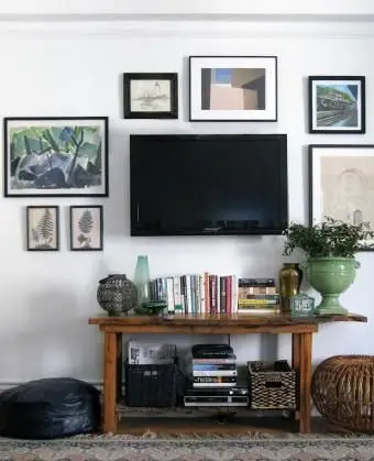 14 oryginalnych pomysłów na dekorowanie wokół telewizora z płaskim ekranem