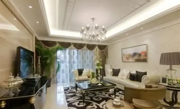 居間の単一の通路