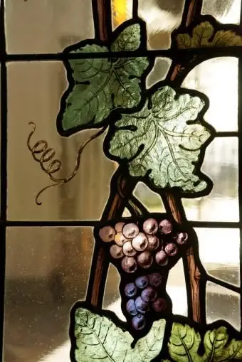 Vitráže z hroznového vína
