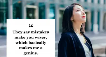 Mladá žena odhodlaná k úspěchu