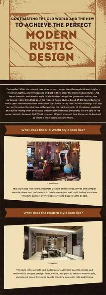 Design rústico moderno