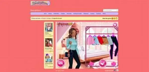 Captura de tela dos jogos de vestir