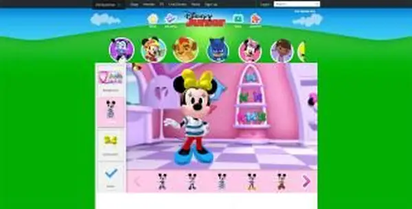 Captura de tela da Minnie