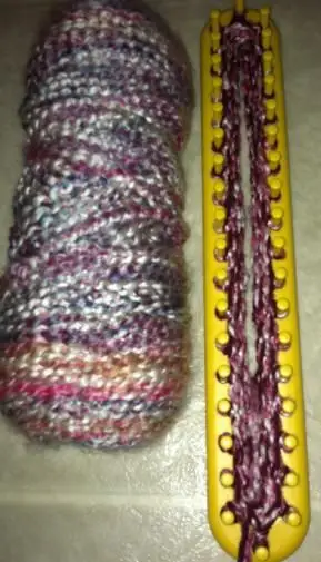 編み機の使い方