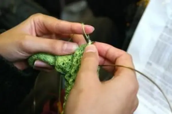 매직 루프 양말 패턴