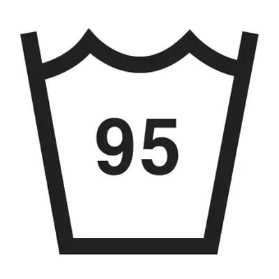 Símbolo de lavagem a 95 ° C