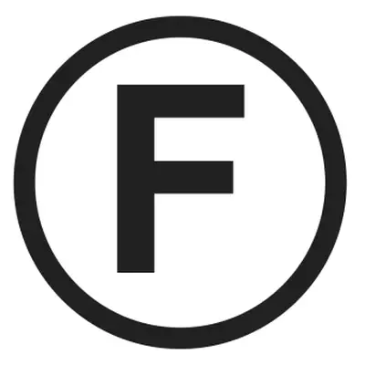 apenas símbolo de alvejante sem cloro