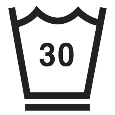 Símbolo de lavagem normal