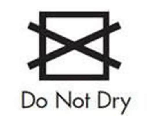 não seque o símbolo