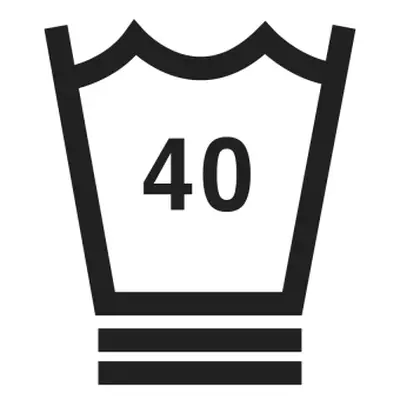 símbolo de lavagem quente