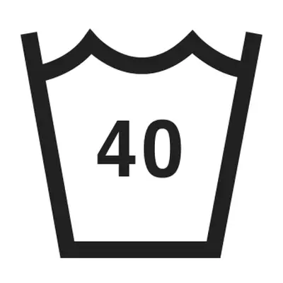 símbolo de lavagem quente