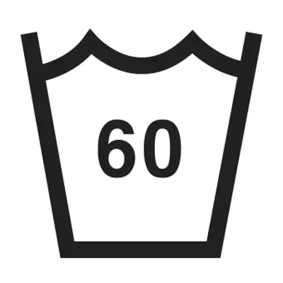 símbolo de lavagem quente