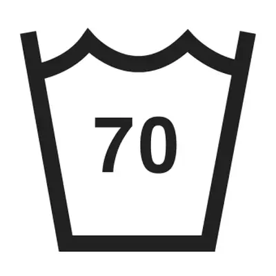 Símbolo de lavagem a 70 ° C