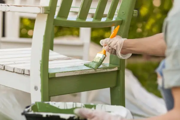 Painting furniture. Getty Images