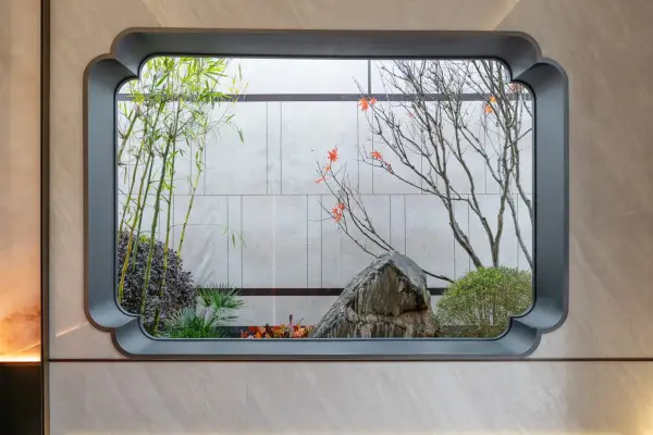 Looking out onto a zen garden. Getty Images