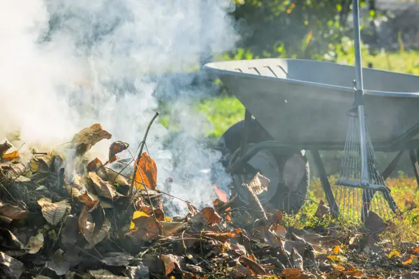 Garden bonfire. Getty Images