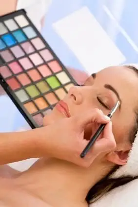professionale con kit per il trucco