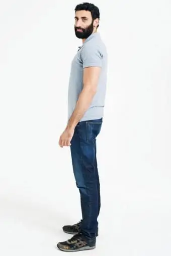 Koszulka polo z prostym dołem