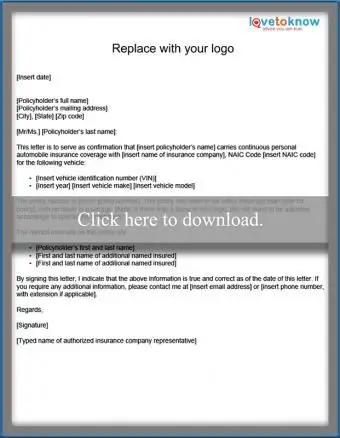 prova de seguro automóvel