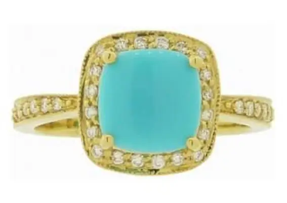 Nákup tyrkysových zásnubných prsteňov