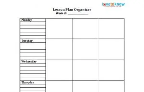 מארגן מערך השיעורים