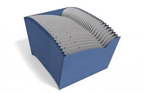 Lima de acordeón reforzada ColorWave de TRU RED