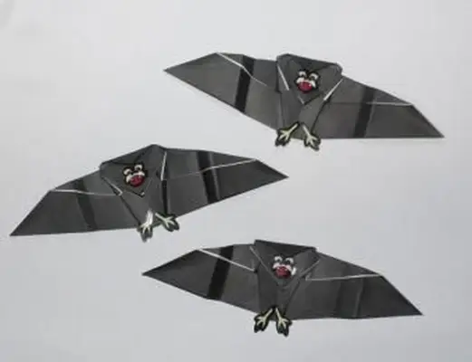 Comment faire une chauve-souris en origami