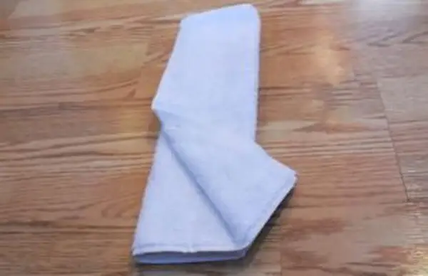 Handtuch Katze Schritt 6