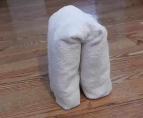 Handtuch Elefant Schritt 2