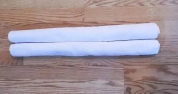 Handtuch Katze Schritt 1