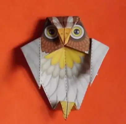 Como fazer uma coruja de origami
