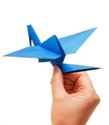 Oiseaux volants en origami