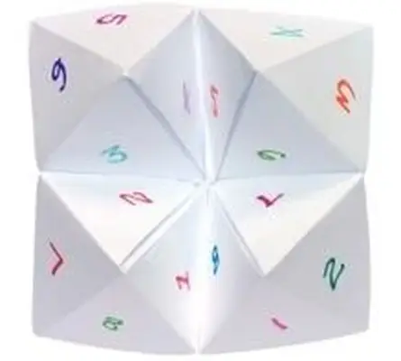 Adivino en origami imprimible